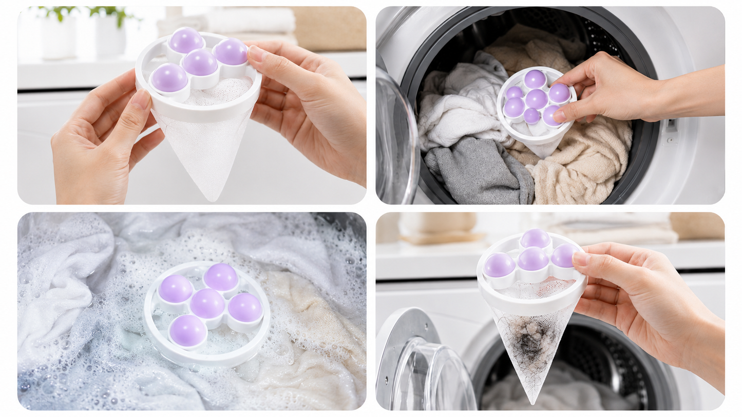 Washing Machine Mesh Bag Hair Filter
