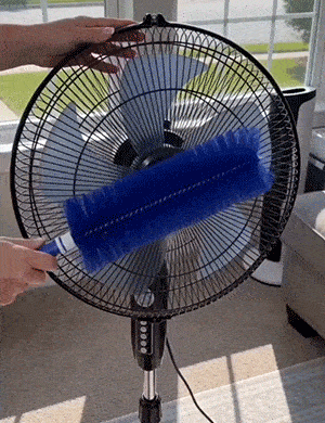 Fan cleaning brush live demo