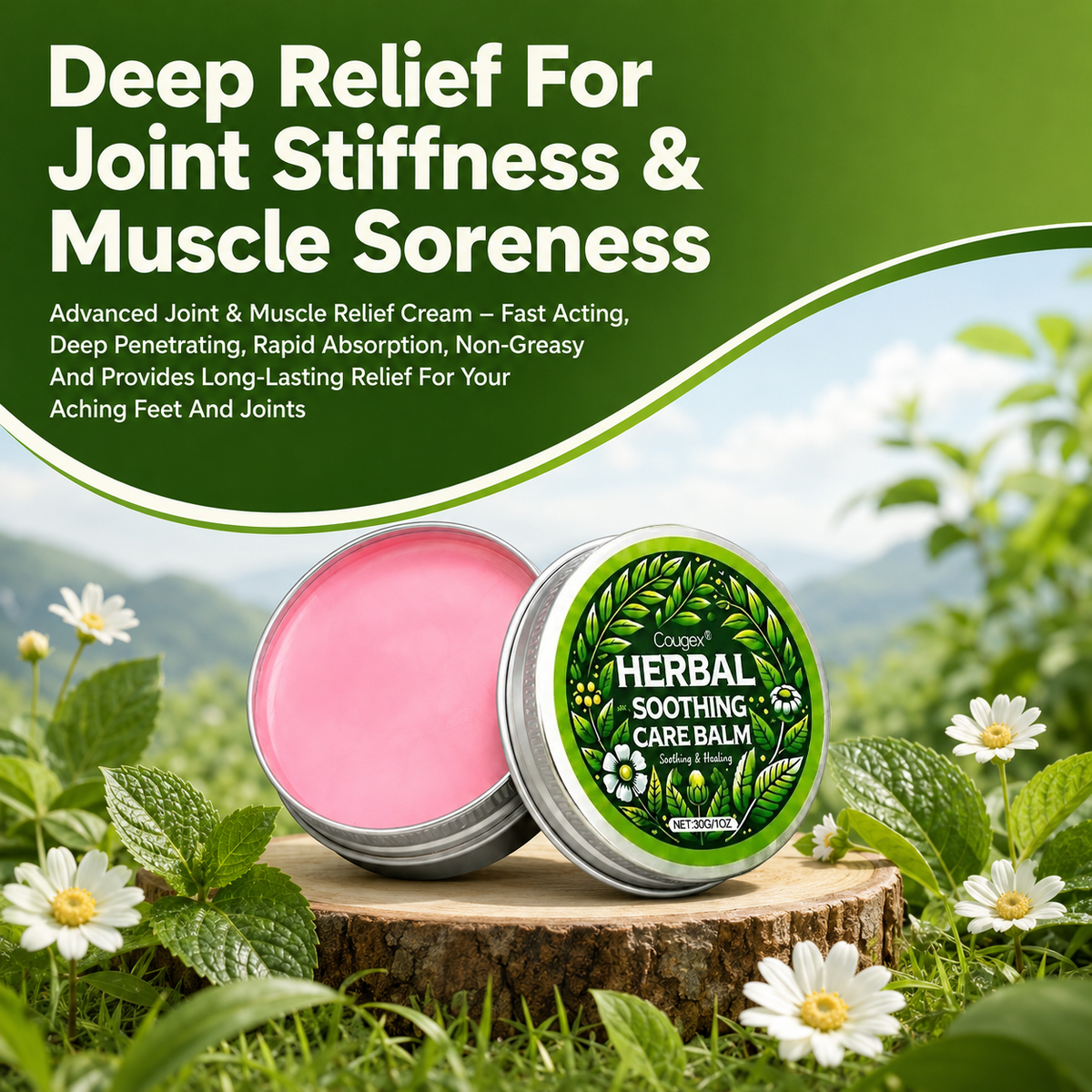 Buy 1 Get 1 Free🔥Cougex® Herbal Soothing Care Balm