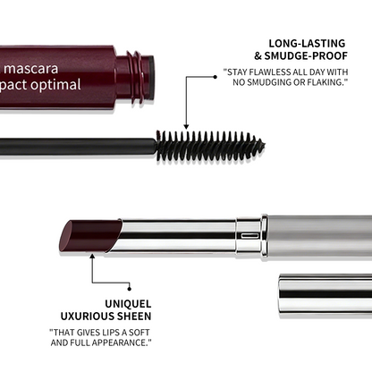 🎁Hot Sale Up to 60% off-🏆:Honey Lip & Eye Bundle - Lipstick  Honey + High Impact Mascara Honey🎁