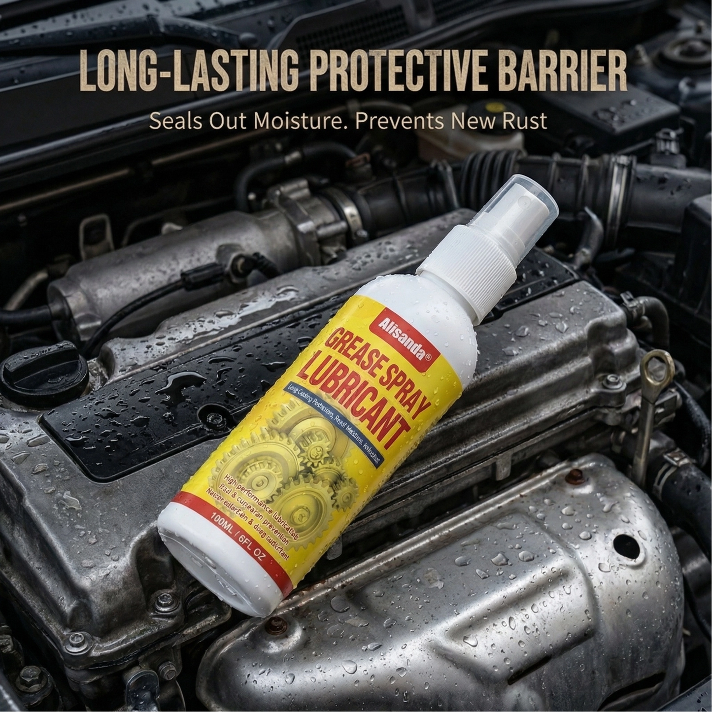 Upgraded Version🔥Anti-Rust Lubricant Spray & Rust Remover-180ML