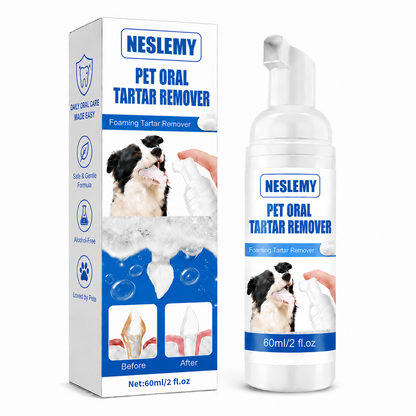🔥Last day - buy 2 get 1 free NESLEMY✨ Pet Dental Tartar Care Spray for Dogs & Cats
