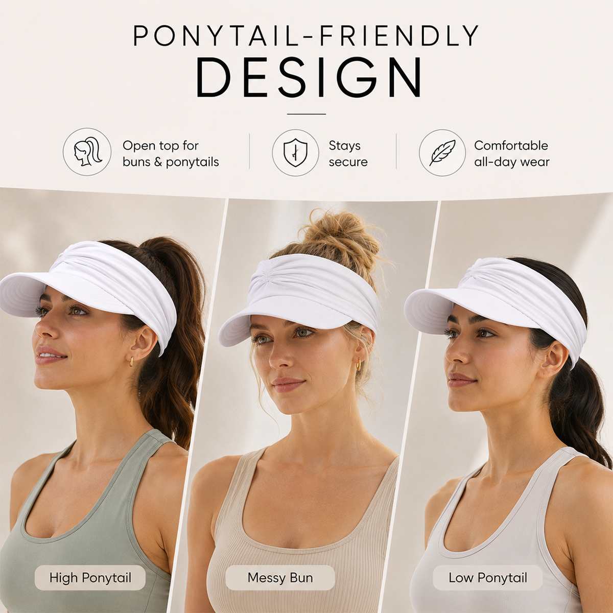 🔥Buy1 Get1 free☀️Women's UPF 50+ UV Protection Sun Visor Hat