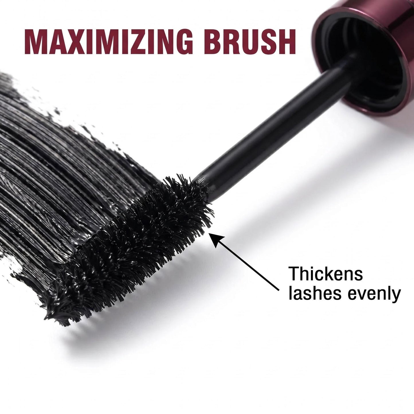 7D Waterproof Mascara - 24H Long Lasting Volume & Curl, Smudge-Proof Lift for Natural False Lash Look