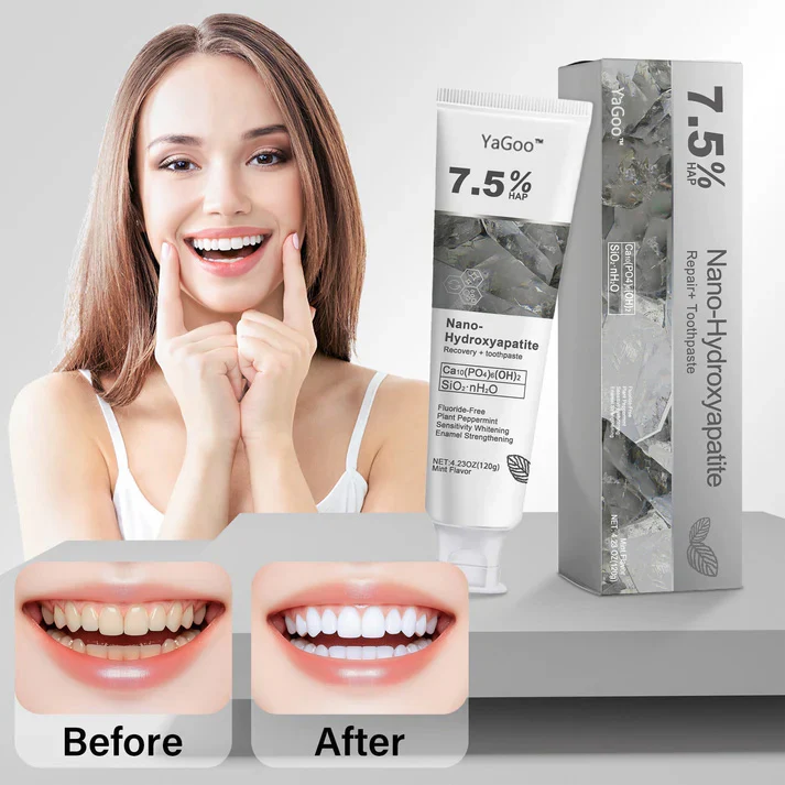 🔥Ends Tonight: Get 40% OFF Before It’s Gone!🎁 Fluoride-Free Hydroxyapatite Toothpaste for Whitening & Sensitive Enamel Care