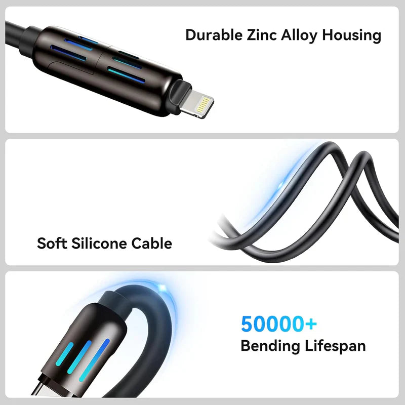 ✨4-in-1 Multi USB Charging Cable -1.5 meters