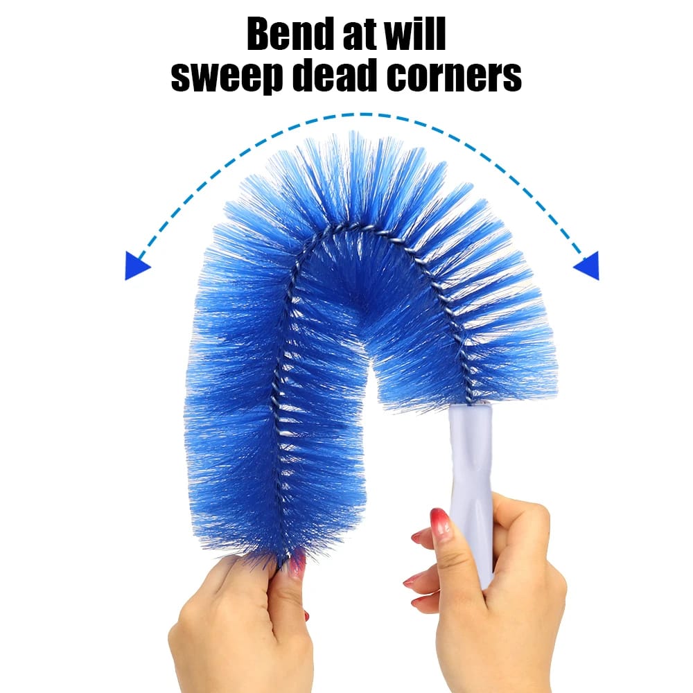 Last day buy 1 get 1 free🏅Bendable Fan Cleaning Brush – Reusable Microfiber Duster for Fans&Curtain