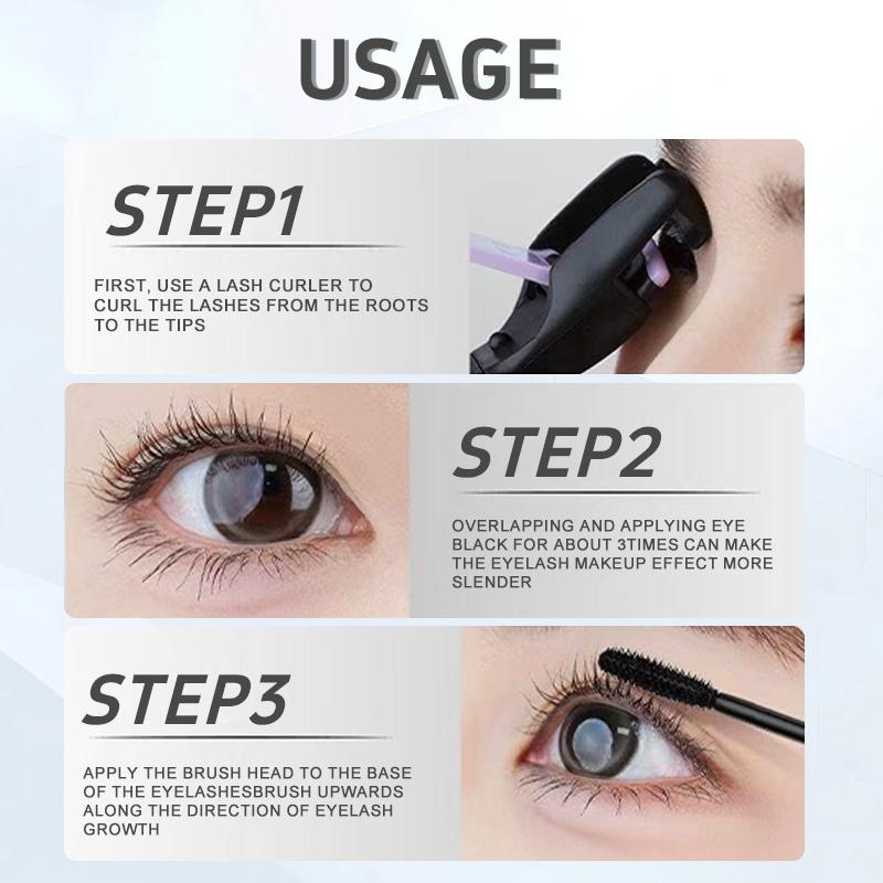 Buy 1 Get 1 Free⭐NESLEMY Decoratedo 24H Volumizing Mascara: Thick, Defined Lashes - Smudge-Proof & Waterproof