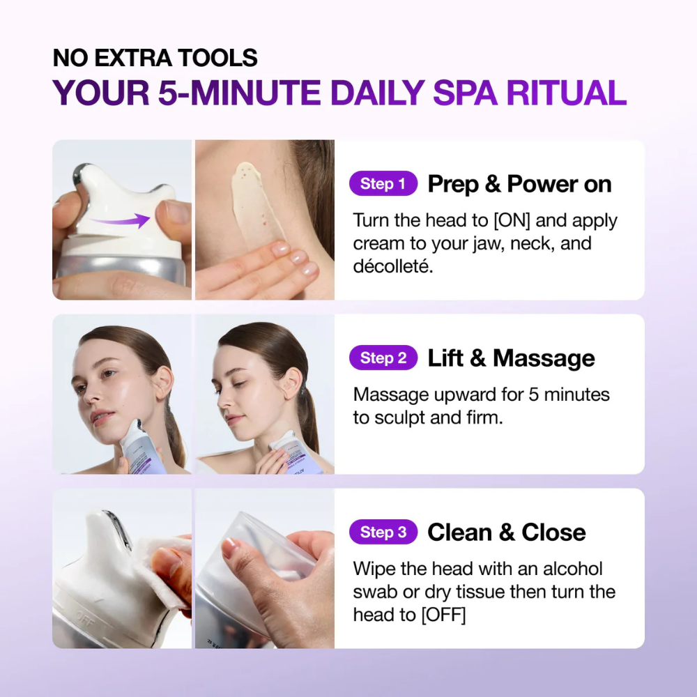 NESLEMY Profile Refining Cream with Built-In Gua Sha Applicator