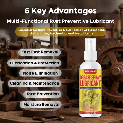Upgraded Version🔥Anti-Rust Lubricant Spray & Rust Remover-180ML