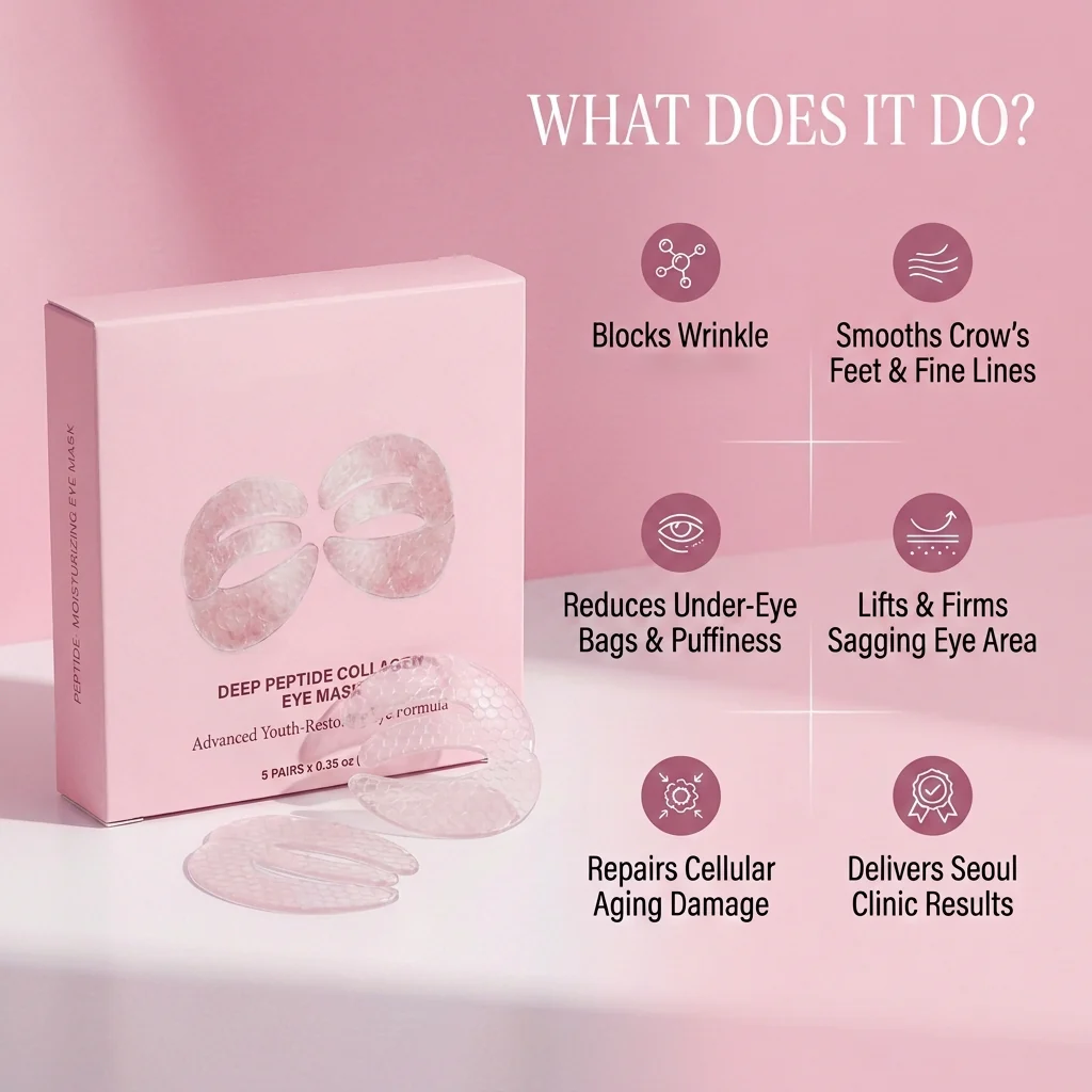 Last day-Buy 1 Get 1 Free🔥Deep Peptide Collagen Eye Mask