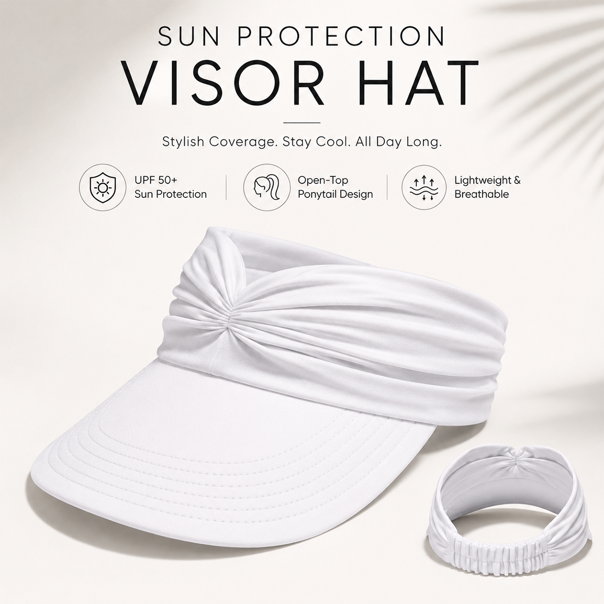 🔥Buy1 Get1 free☀️Women's UPF 50+ UV Protection Sun Visor Hat