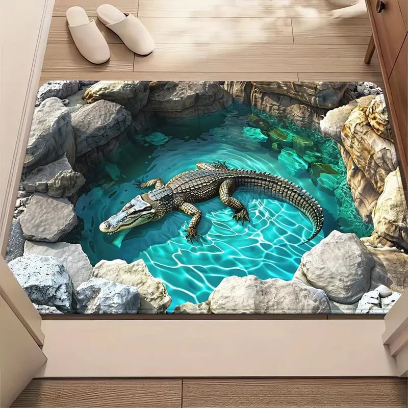 Endless Abyss 3D Optical Illusion Non-Slip Doormat – Vivid HD Print 🔥