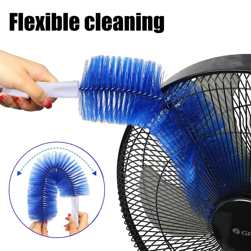 Last day buy 1 get 1 free🏅Bendable Fan Cleaning Brush – Reusable Microfiber Duster for Fans&Curtain