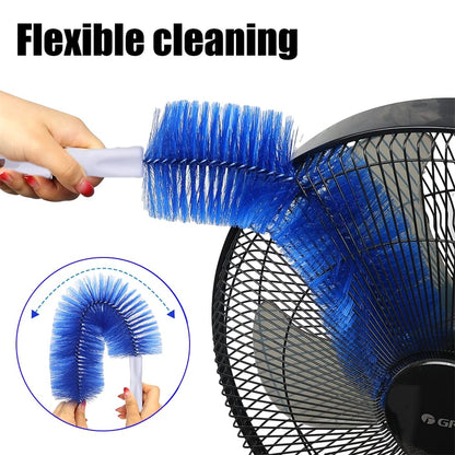 Last day buy 1 get 1 free🏅Bendable Fan Cleaning Brush – Reusable Microfiber Duster for Fans&Curtain