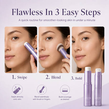 🔥Last Day - Buy 1 Get 1 Free🔥2-in-1  Color Changing Foundation Stick