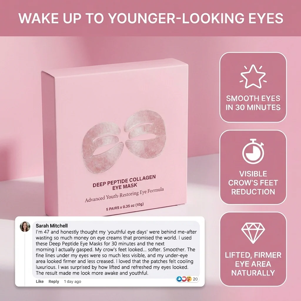 Last day-Buy 1 Get 1 Free🔥Deep Peptide Collagen Eye Mask