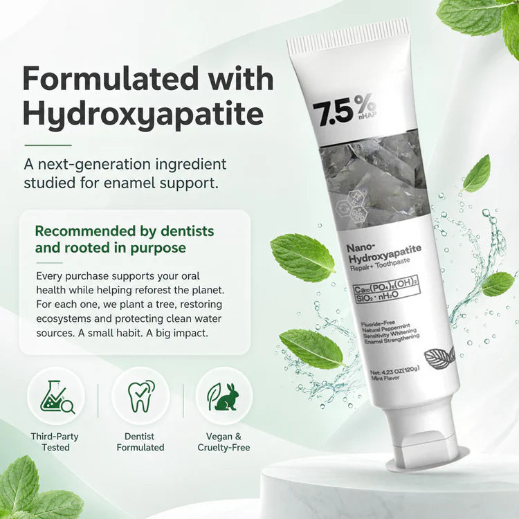 ⏰Last day-Buy 1 Get1 Free🔥NESLEMY-Hydroxyapatite Whitening Toothpaste