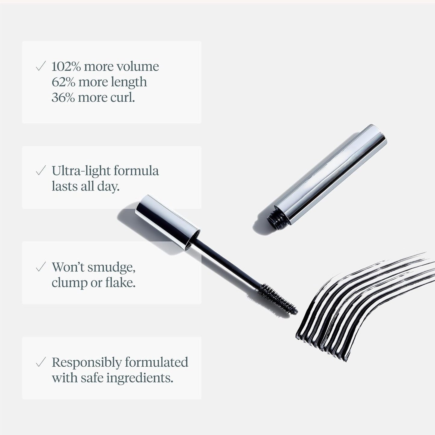 Buy 1 Get 1 Free⭐NESLEMY Decoratedo 24H Volumizing Mascara: Thick, Defined Lashes - Smudge-Proof & Waterproof
