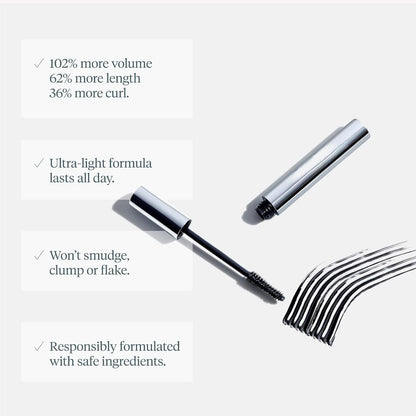 Buy 1 Get 1 Free⭐NESLEMY Decoratedo 24H Volumizing Mascara: Thick, Defined Lashes - Smudge-Proof & Waterproof