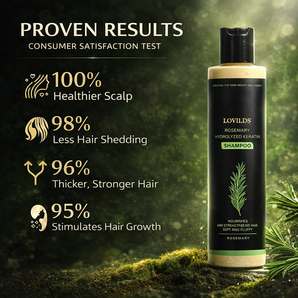 🔥 Thicker, Stronger Hair Starts Here — Rosemary Keratin Shampoo That Works