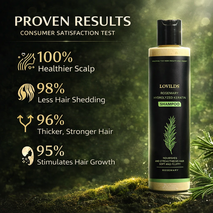🔥 Thicker, Stronger Hair Starts Here — Rosemary Keratin Shampoo That Works
