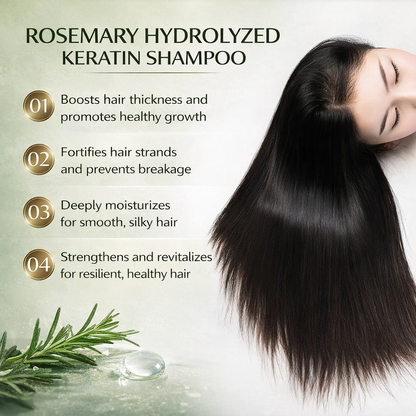 🔥 Thicker, Stronger Hair Starts Here — Rosemary Keratin Shampoo That Works