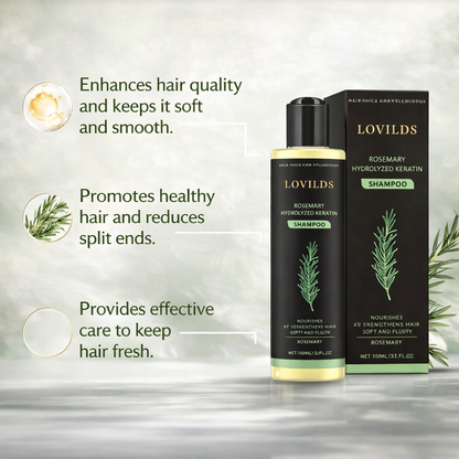 🔥 Thicker, Stronger Hair Starts Here — Rosemary Keratin Shampoo That Works