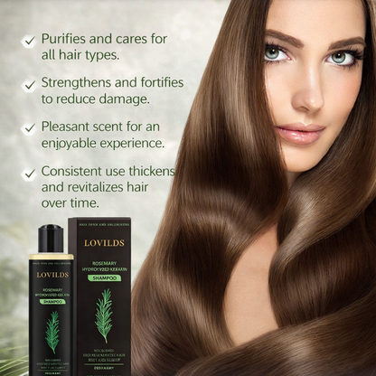 🔥 Thicker, Stronger Hair Starts Here — Rosemary Keratin Shampoo That Works