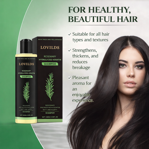 🔥 Thicker, Stronger Hair Starts Here — Rosemary Keratin Shampoo That Works