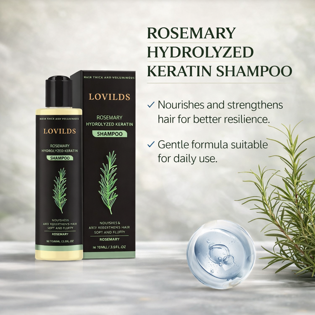 🔥 Thicker, Stronger Hair Starts Here — Rosemary Keratin Shampoo That Works
