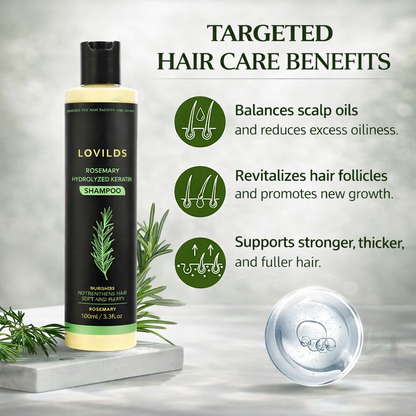 🔥 Thicker, Stronger Hair Starts Here — Rosemary Keratin Shampoo That Works