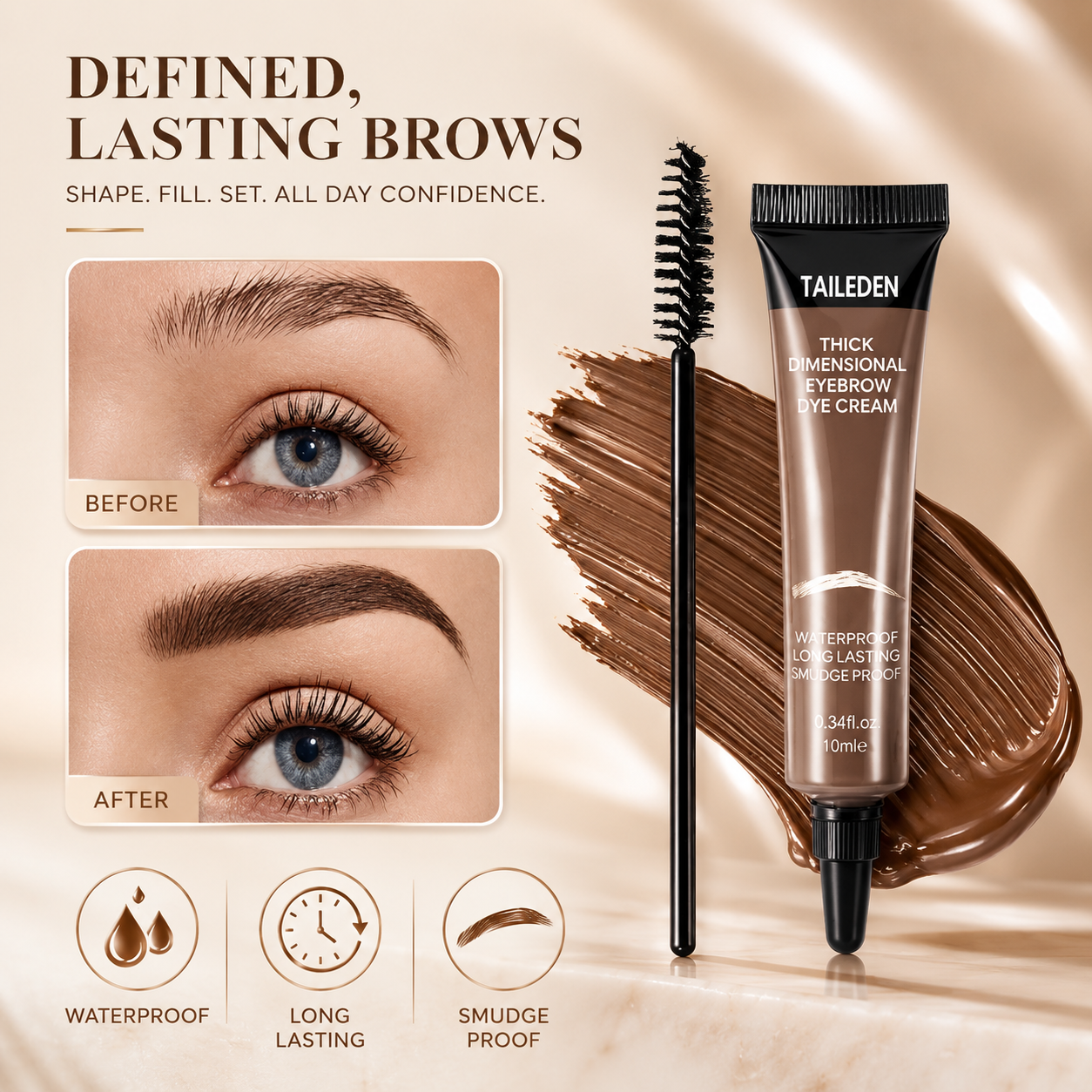 ⏳Last Day Buy 1 Get 1 Free ⭐ 24H Waterproof Brow Eyebrow Gel Tint