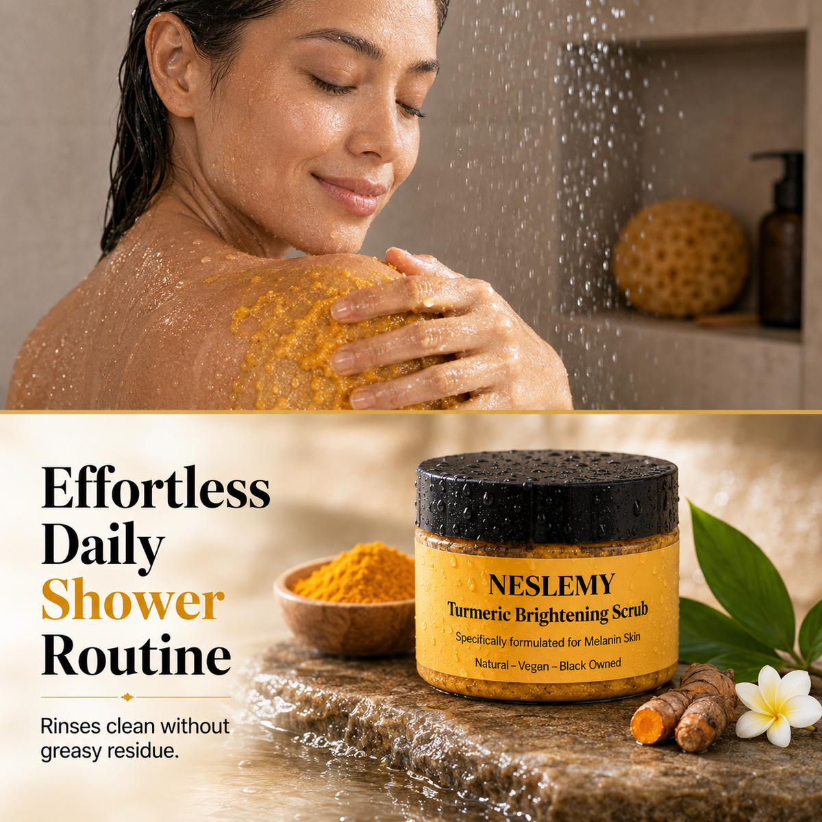 🔥Last Day Buy 1 Get 1 Free ✨Turmeric Exfoliating Body Scrub