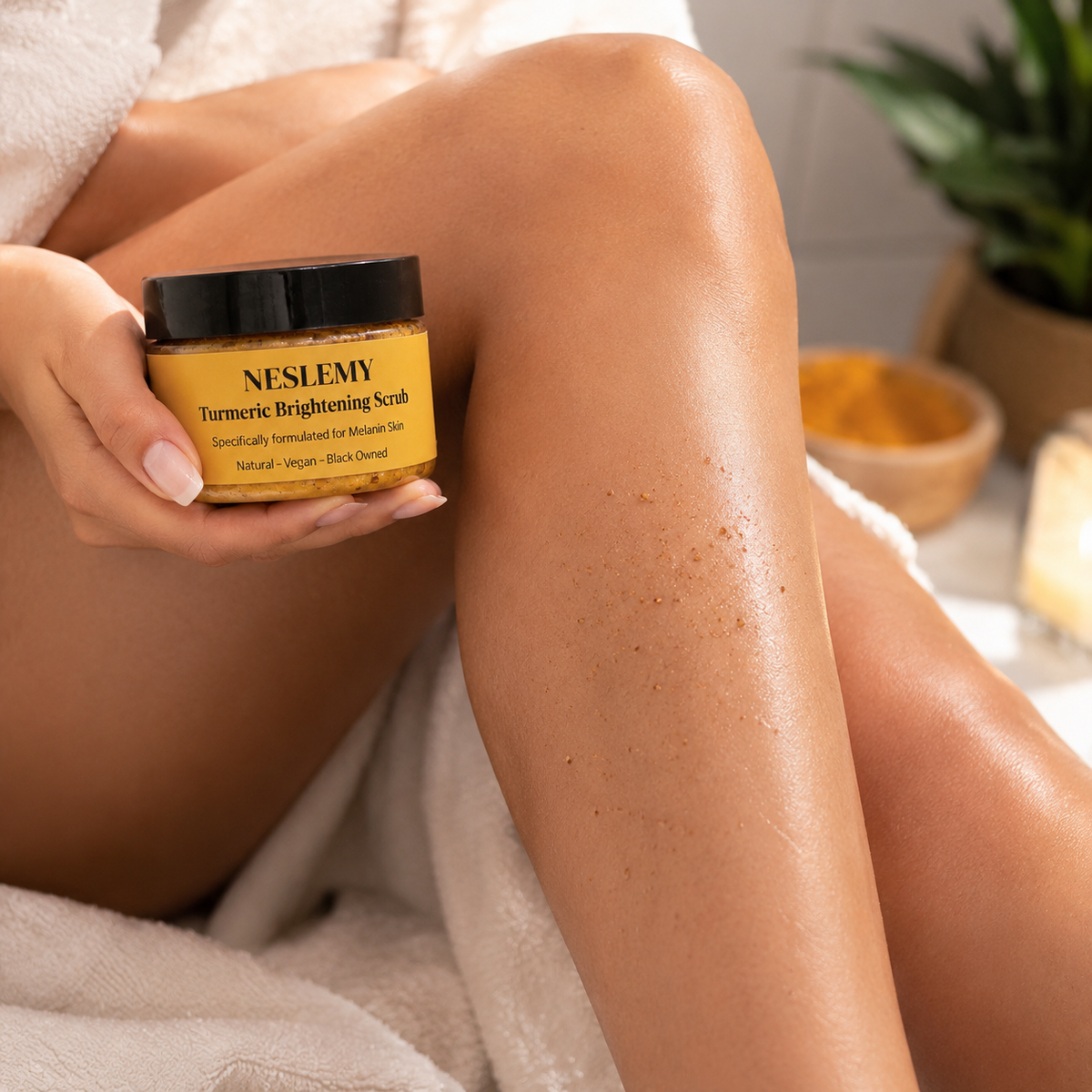 🔥Last Day Buy 1 Get 1 Free ✨Turmeric Exfoliating Body Scrub
