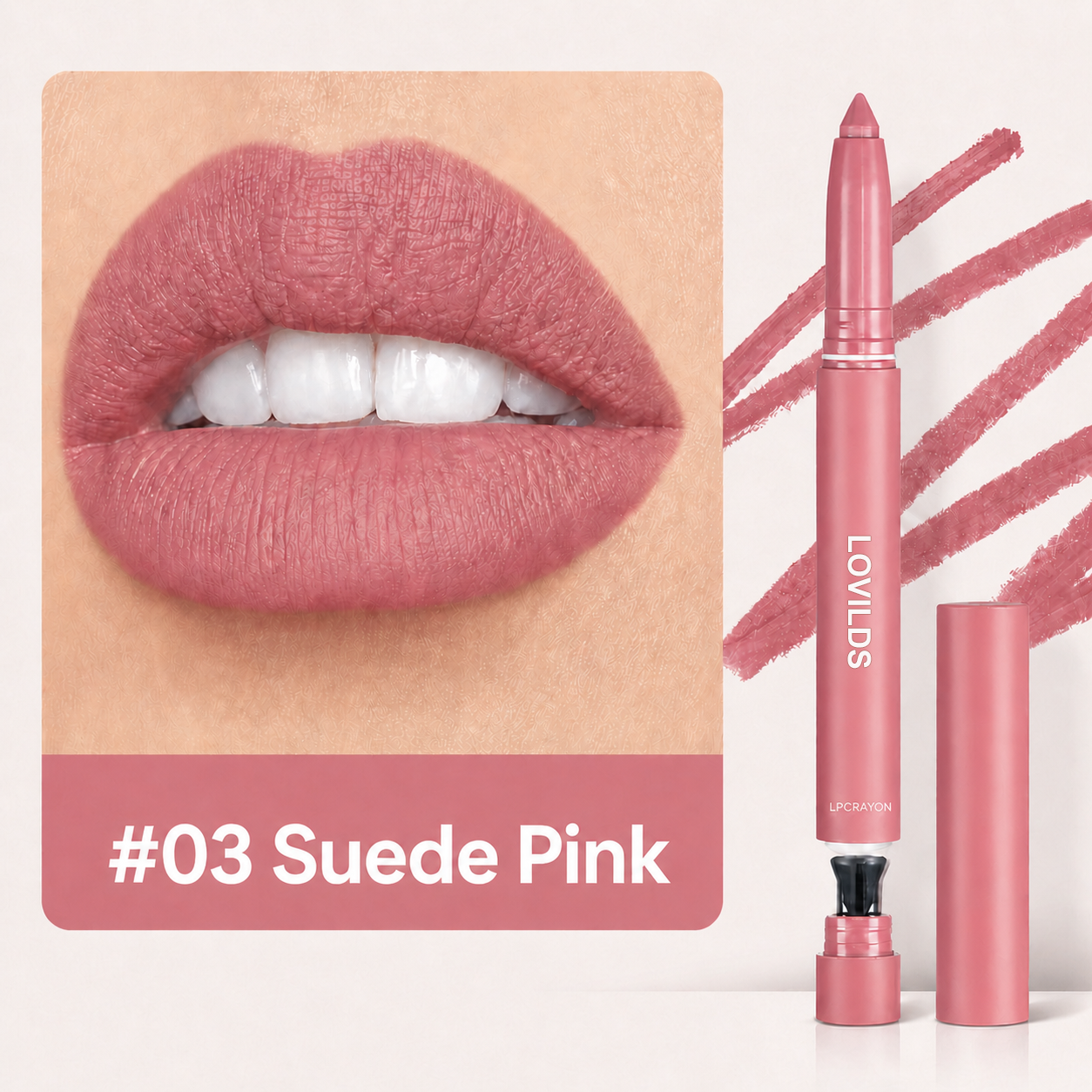 💄LOVILDS Easy Glide Lip Liner — Creamy, Blendable Color with Smooth Application