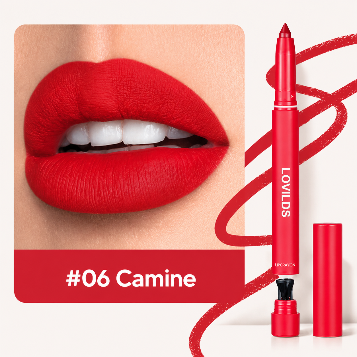 💄LOVILDS Easy Glide Lip Liner — Creamy, Blendable Color with Smooth Application