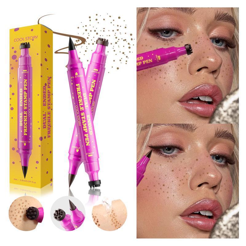 Waterproof Faux Freckle Pen – Realistic Freckle Stamp & Fine Tip Eyeliner for Daily Makeup, Cosplay & Photo-Ready Looks