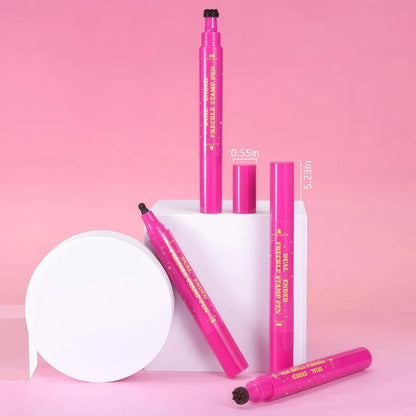 Waterproof Faux Freckle Pen – Realistic Freckle Stamp & Fine Tip Eyeliner for Daily Makeup, Cosplay & Photo-Ready Looks