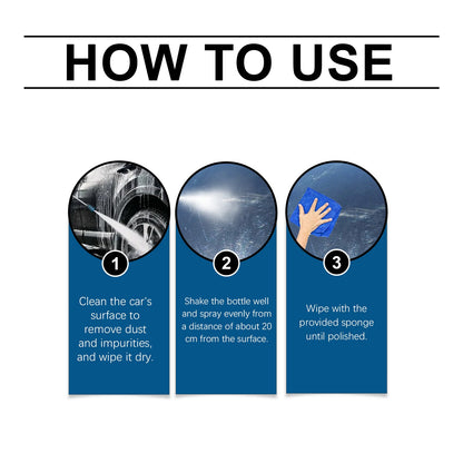 🔥Automotive Nano Coating Repair Agent - With Dust and Water Repellent Properties - Long-lasting and Durable with Gloss, Suitable for Continuous Use