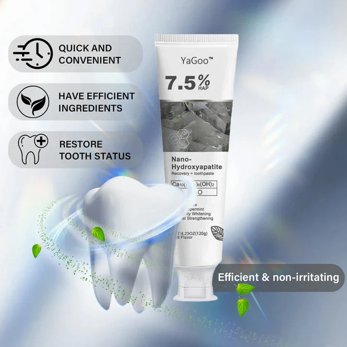 🔥Ends Tonight: Get 40% OFF Before It’s Gone!🎁 Fluoride-Free Hydroxyapatite Toothpaste for Whitening & Sensitive Enamel Care