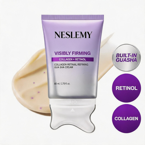 NESLEMY Profile Refining Cream with Built-In Gua Sha Applicator
