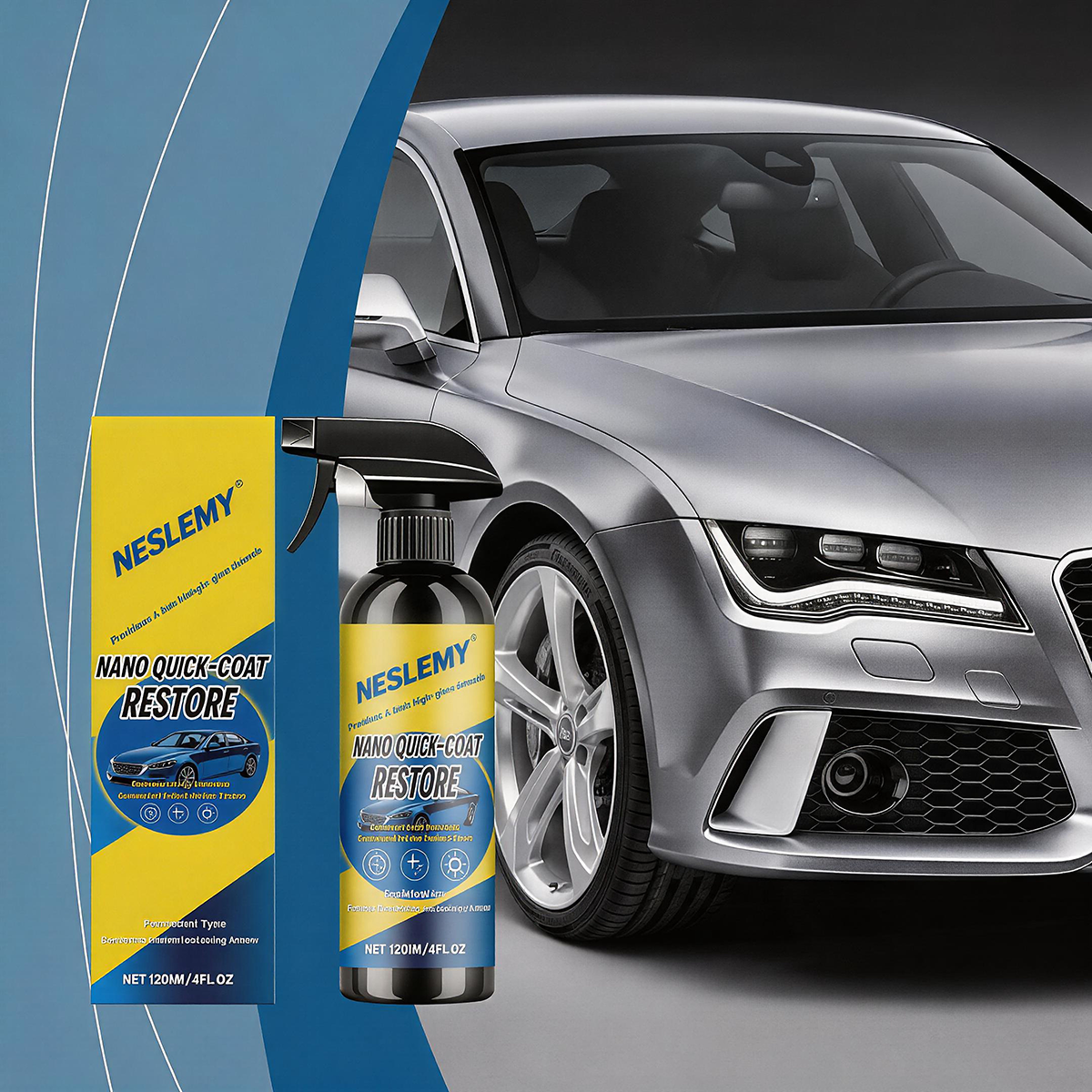 🔥Automotive Nano Coating Repair Agent - With Dust and Water Repellent Properties - Long-lasting and Durable with Gloss, Suitable for Continuous Use