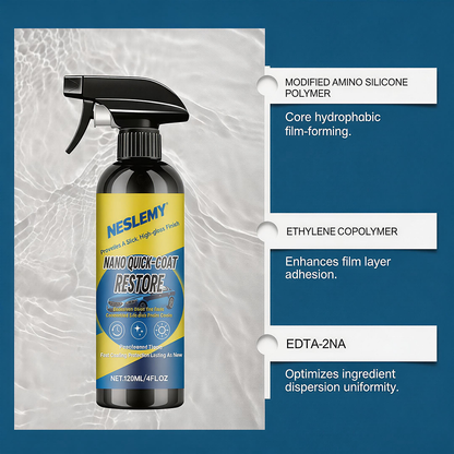 🔥Automotive Nano Coating Repair Agent - With Dust and Water Repellent Properties - Long-lasting and Durable with Gloss, Suitable for Continuous Use