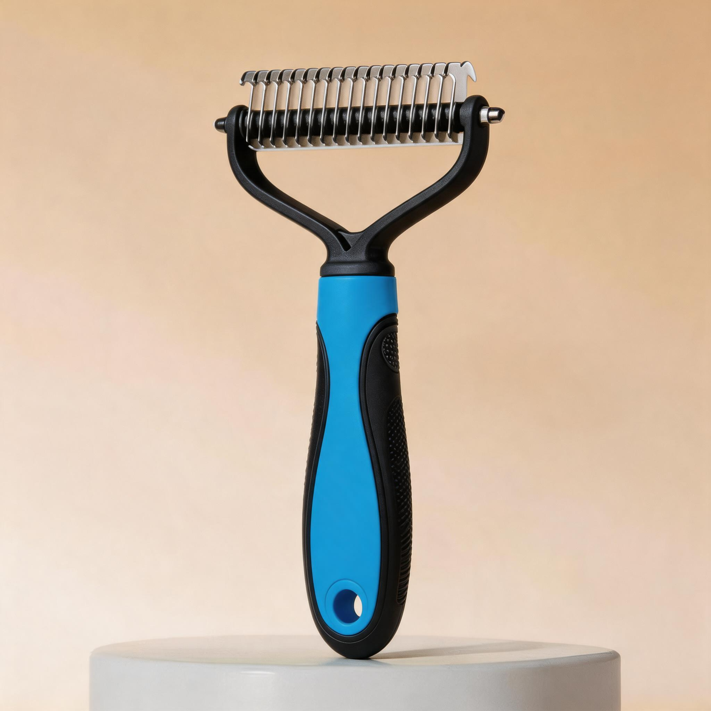 🐾 Double-Sided Deshedding Pet Brush – Dual-Sided, Ergonomic & Gentle for Dogs & Cats 🐶