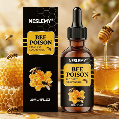 🔥 MEN’S CHEST-CONTOUR UPGRADE💪 NESLEMY® bee poison Chest Sculpting Oil 🐝 Daily bee poison Support for a Firmer-Looking, More Defined Chest