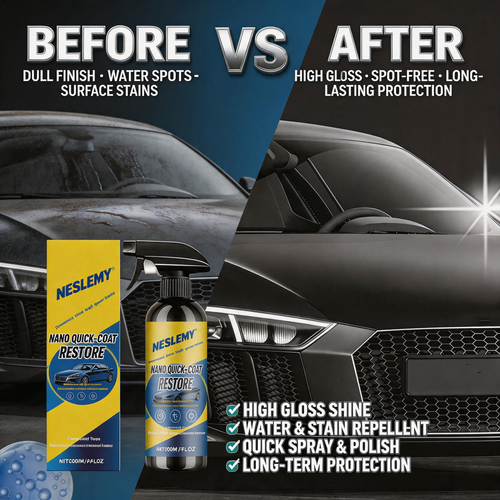 Automotive Nano Coating Repair Agent - With Dust and Water Repellent Properties - Long-lasting and Durable with Gloss, Suitable for Continuous Use