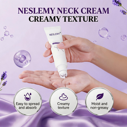 Roller Massage Neck Cream 🧴 Collagen & Hyaluronic Acid | Firms Neck, Reduces Wrinkles & Double Chin