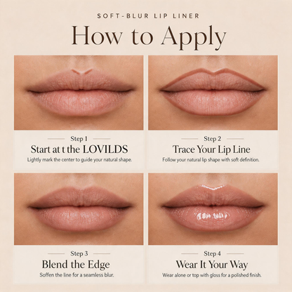 💄LOVILDS Easy Glide Lip Liner — Creamy, Blendable Color with Smooth Application
