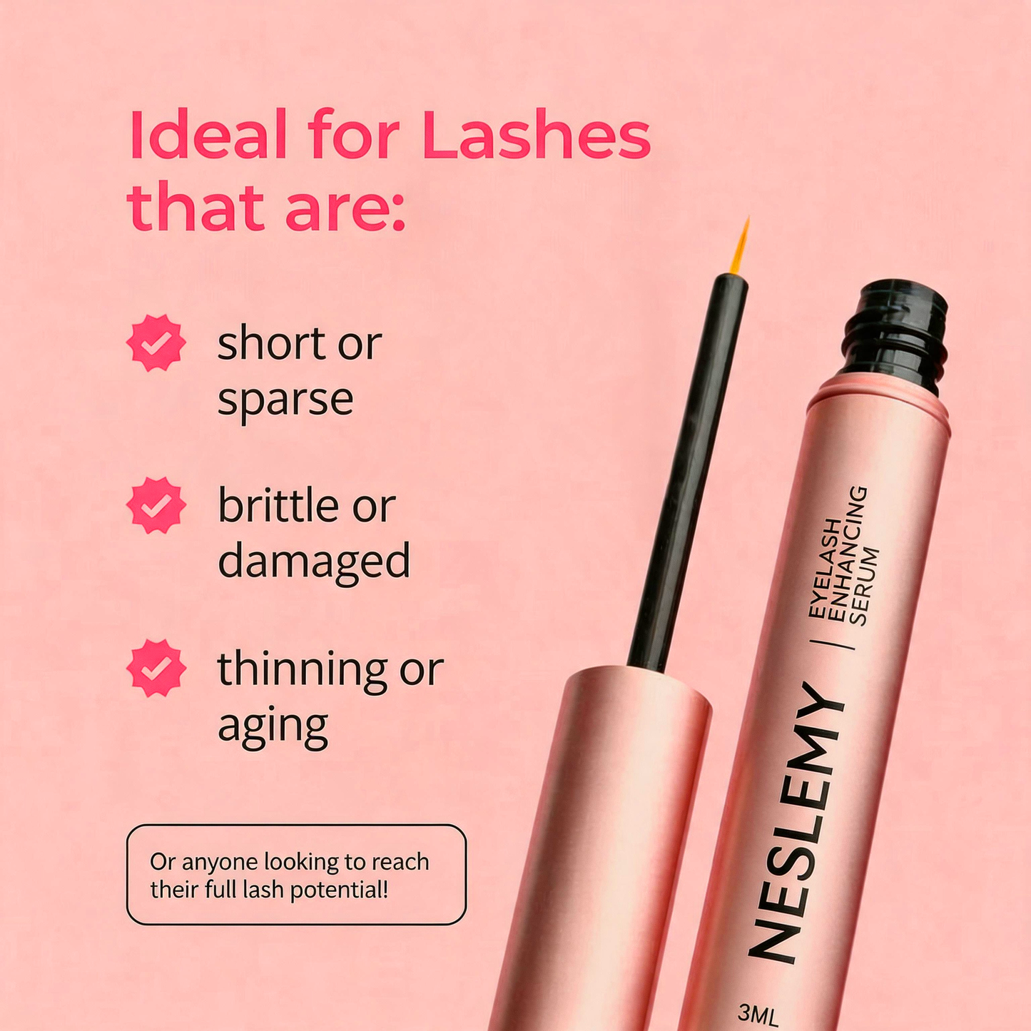 NESLEMY® Eyelash Growth Serum